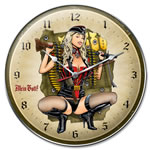 Gunner Girl Collectible Wall Clock